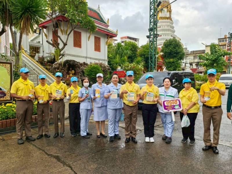 สน.จักรวรรดิ ร่วมใจจิตอาสา "วันนวมินทรมหาราช" พัฒนาวัดจักรวรรดิ ถวายเป็นพระราชกุศล